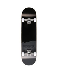 Rampage Plain Third Complete Skateboard - Black 7.75"